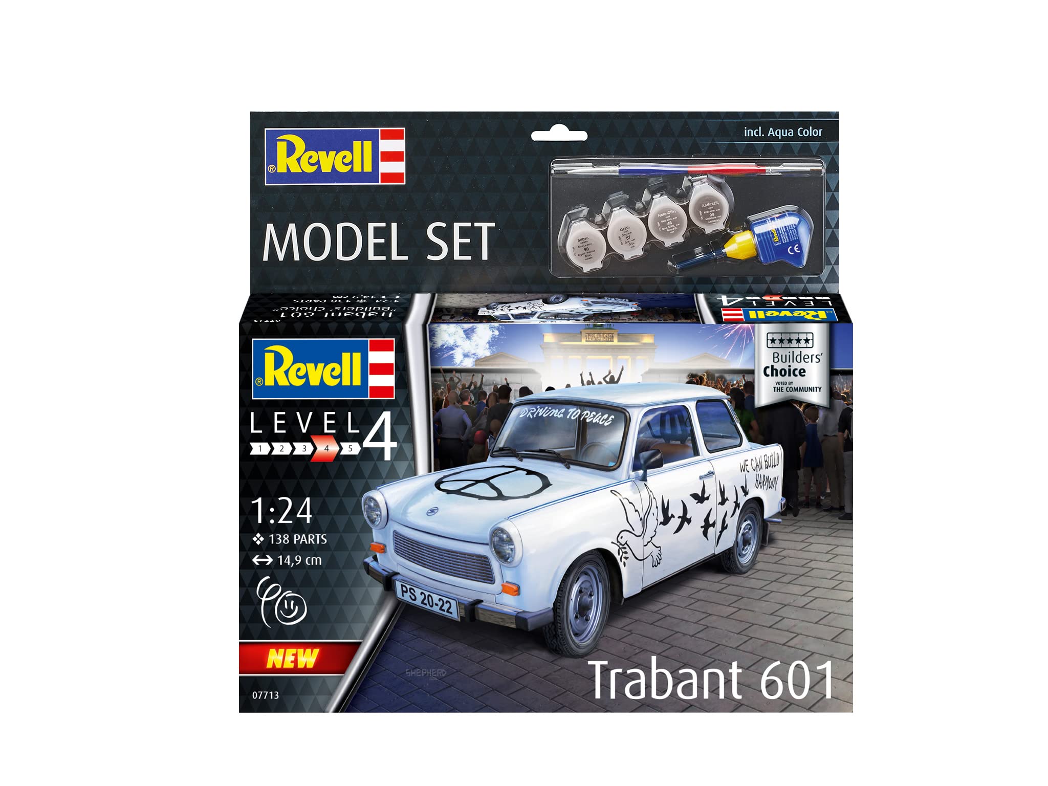 Amazon.com: Revell Model Set 67713 Trabant 601S 